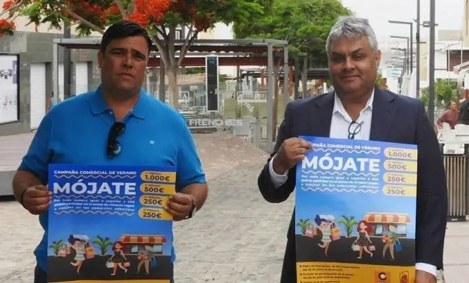 Jos&eacute; Juan Herrera Martel y Juan Jim&eacute;nez (derecha)