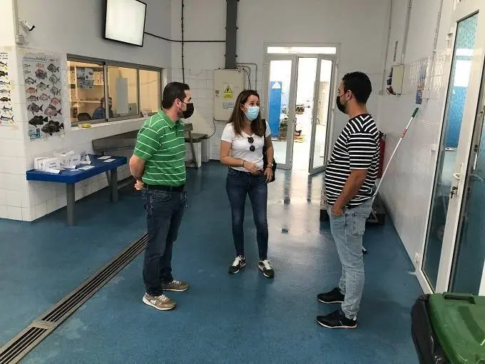 De Vera y Garc&iacute;a en la Cofrad&iacute;a de Pescadores de Corralejo