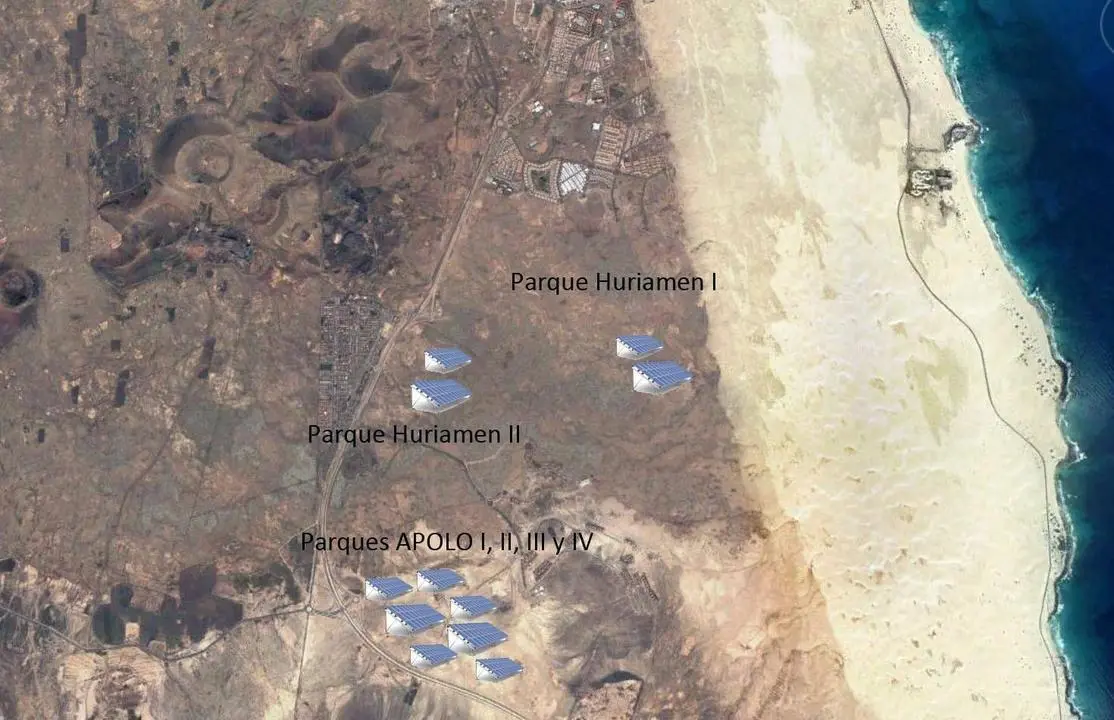 ubicaci&oacute;n parques fotovoltaicos