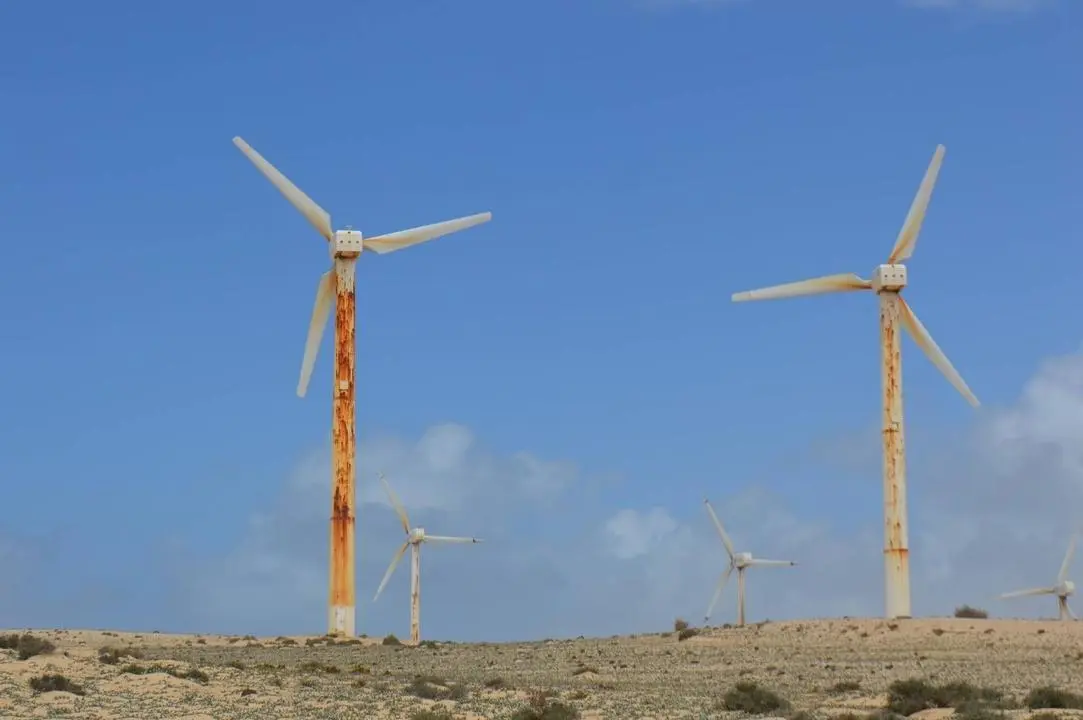 Molinos e&oacute;licos