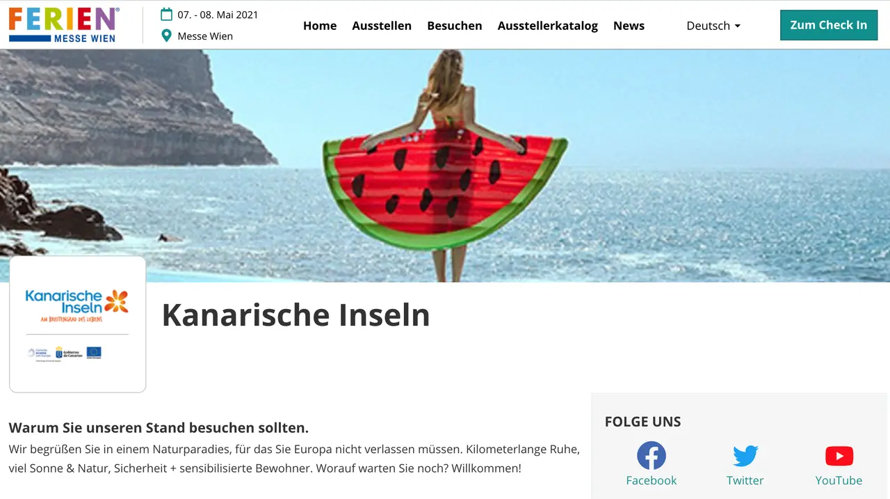 Promoci&oacute;n en la feria de Viena