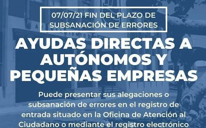 Fin subsanaci&oacute;n de errores