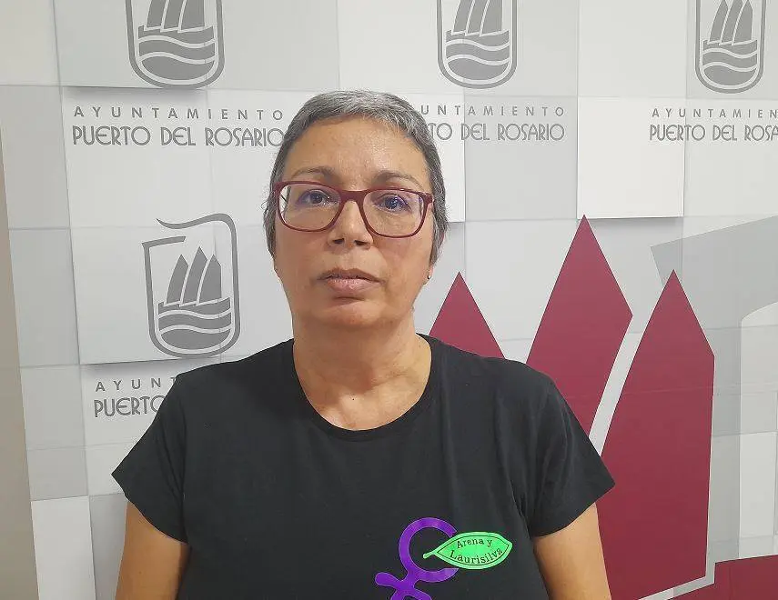 &Aacute;ngela Fleitas Arena y Laurisilva