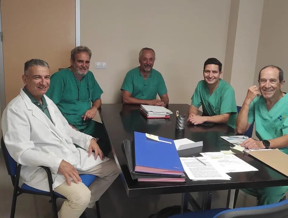Profesionales implicados en la puesta en marcha de esta nueva t&eacute;cnica (1)