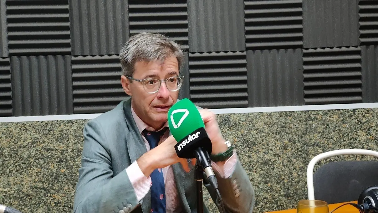 Juan Manuel Verdugo en Radio Insular en febrero de 2025