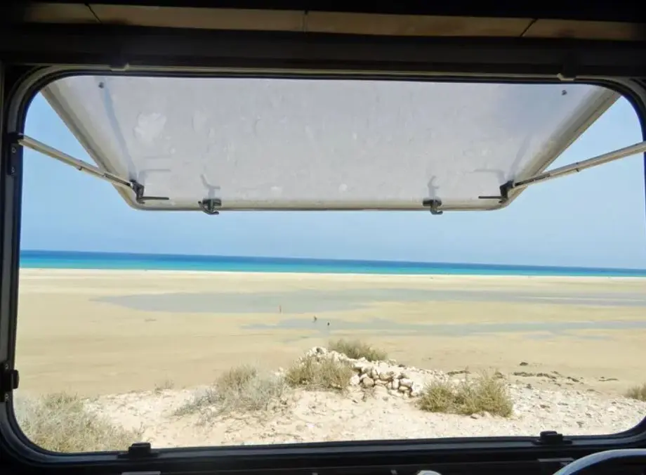 En autocaravana