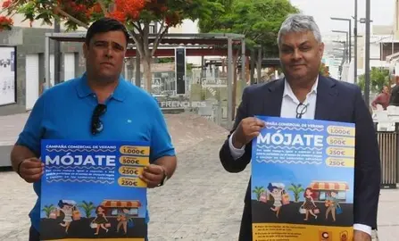 José Juan Herrera Martel y Juan Jiménez (derecha)