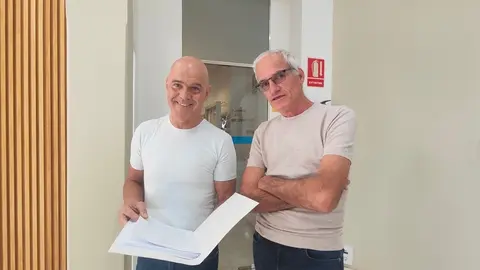 Miguel Socorro y Gregorio Benítez