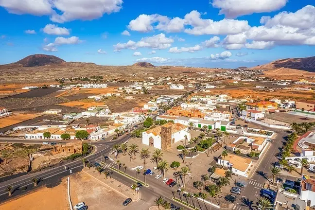Imagen a&eacute;rea de La Oliva