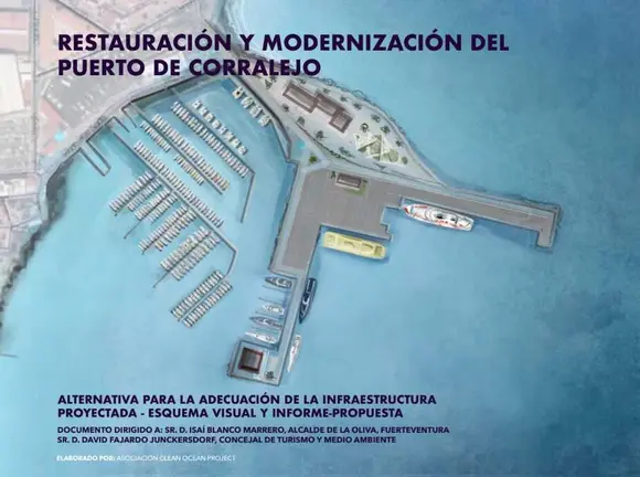 Muelle de Corralejo en Fuerteventura 