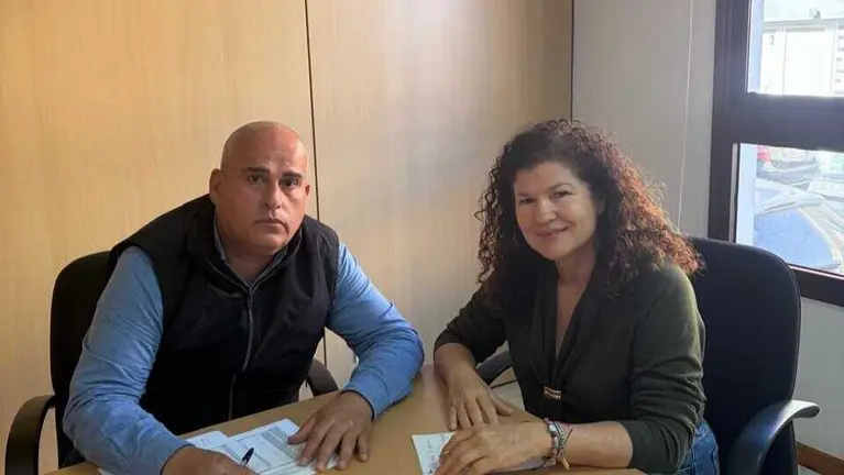 Lucila Ruiz y Tom&aacute;s P&eacute;rez