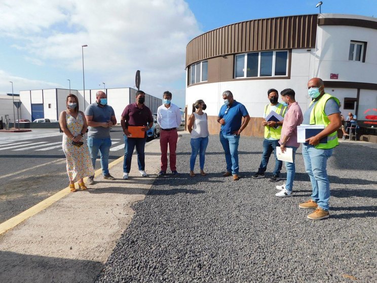 En Puerto del Rosario comienzan las obras de la red de abastecimiento de agua en el Polígono Industrial de La Hondura