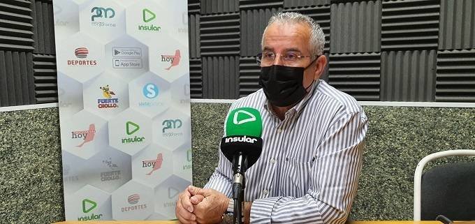 Mario Cabrera en Radio Insular, febrero de 2022