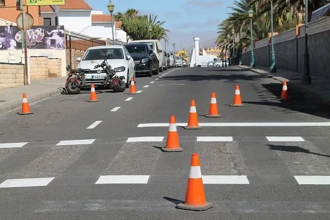 Señalización vial en El Castillo