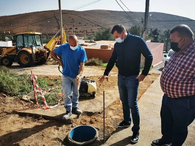 Arqueta de saneamiento en Agua de Bueyes