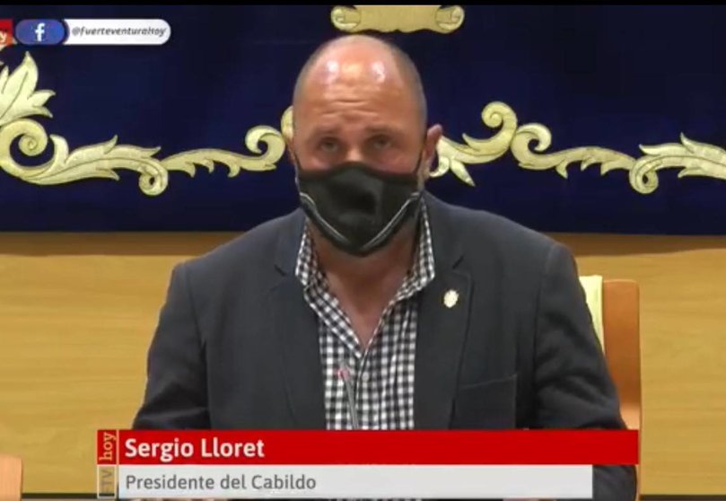 Sergio Lloret en la rueda de prensa