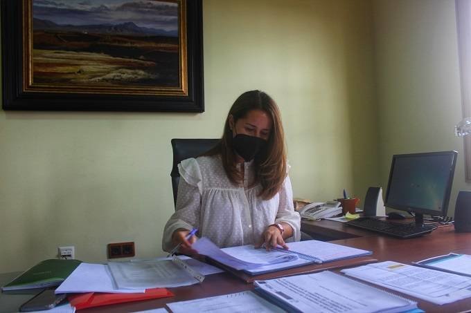 Lola García en su despacho