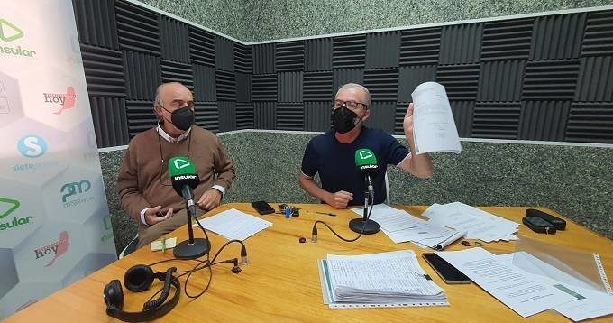 Pedro Alonso y Francis Ruíz en Radio Insular