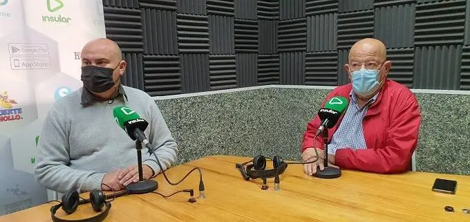 Mario de la Cruz y Antonio Hormiga en una entrevista sobre Fitur 2021