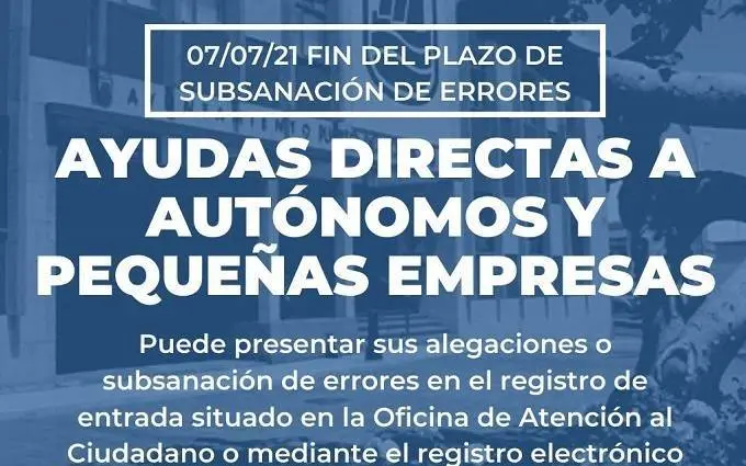 Fin subsanación de errores