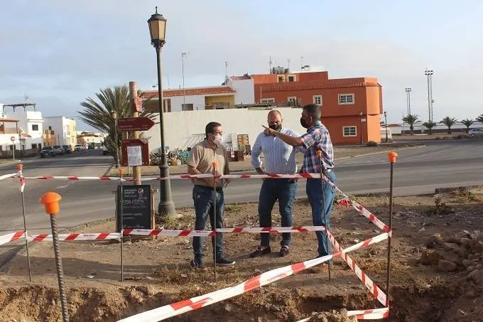 Obras del CAAF en el Cotillo