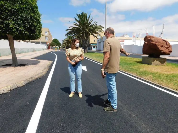 Peña Armas (Cs) visita la calle Juan de Bethencourt