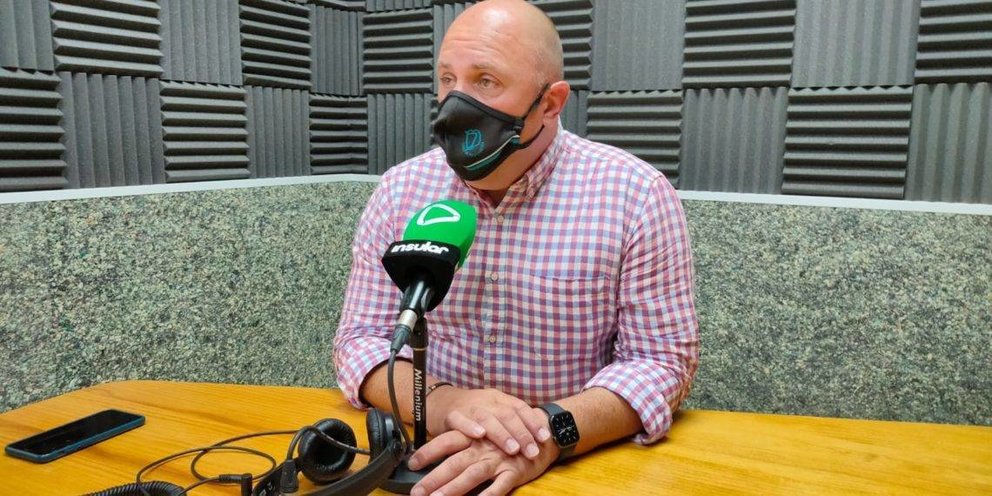 Sergio Lloret en Radio Insular