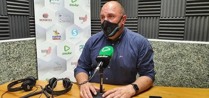 Sergio LLoret en Radio Insular, octubre de 2021