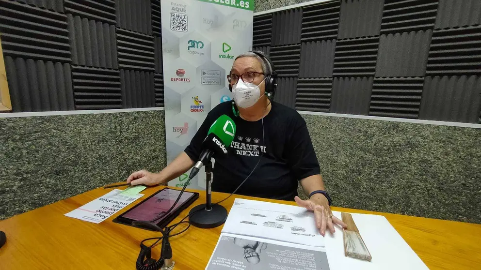 Isabel Laucirica en Radio Insular