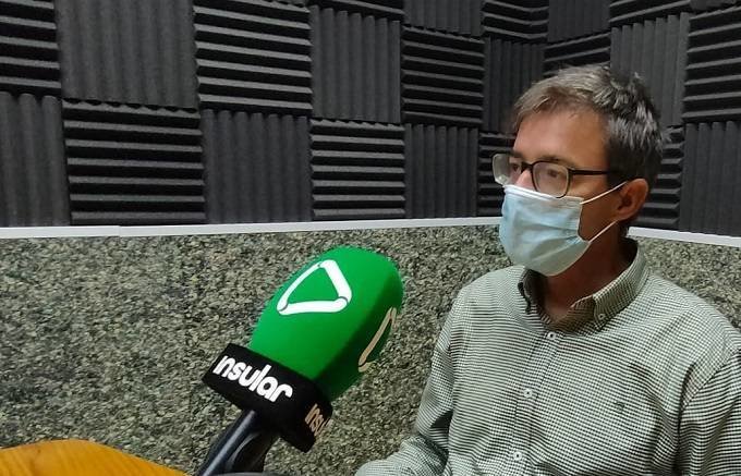 Juan Manuel Verdugo en Radio Insular, noviembre de 2021