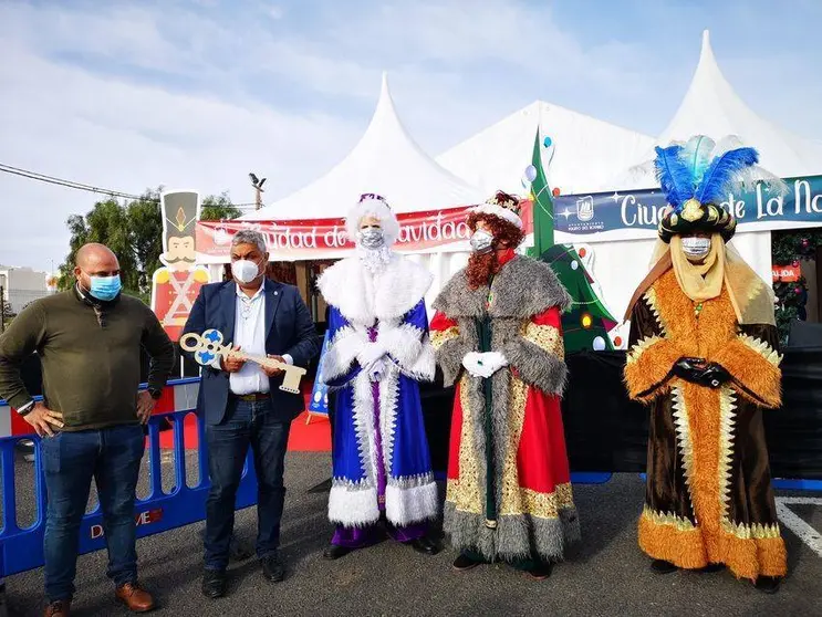 Entrega de las llaves de Puerto del Rosarioa los Reyes Magos de Oriente