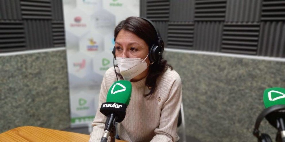 Paloma Hernández en Radio Insular