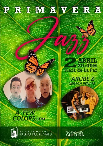 CARTEL CONCIERTO DE JAZZ 2 DE ABRIL - CONCEJALÍA DE CULTURA AYTO. PTO.