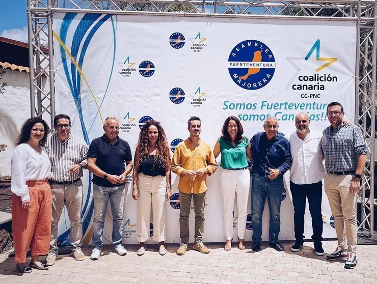 Dirigentes de Coalición Canaria Asamblea Majorera.