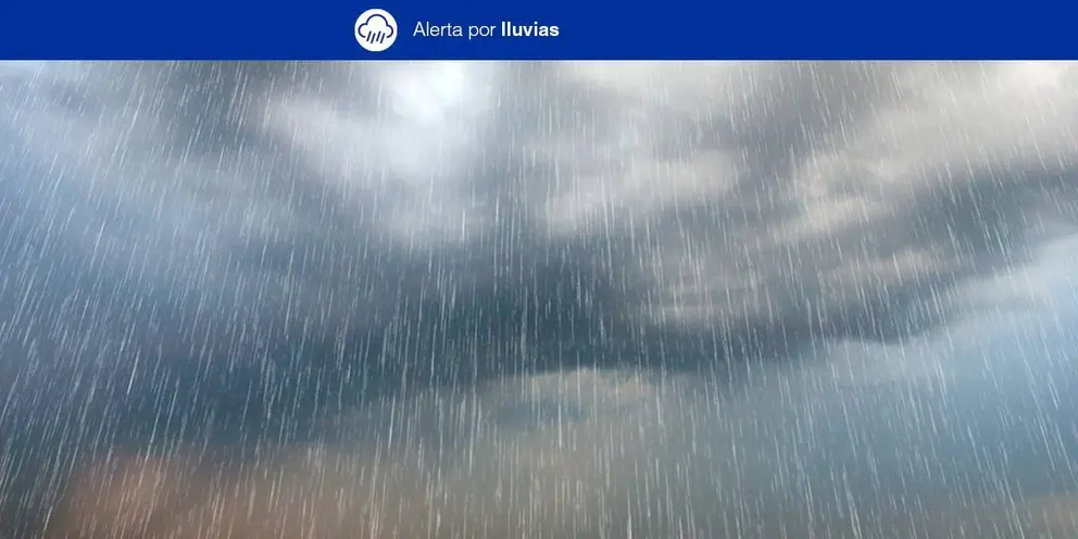 Alerta por lluvias