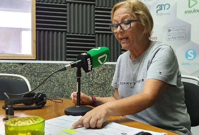 PIlar Rodríguez en la radio