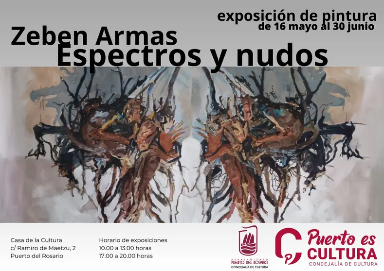 CARTEL EXPOSICIÓN ZEBEN ARMAS