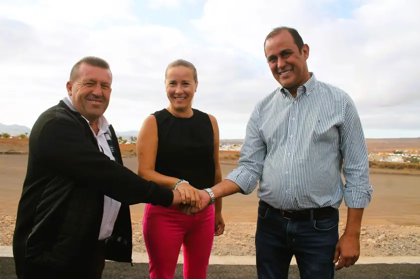 consejero Matias Peña, presidenta Lola García, vicepresidente Blas Acosta