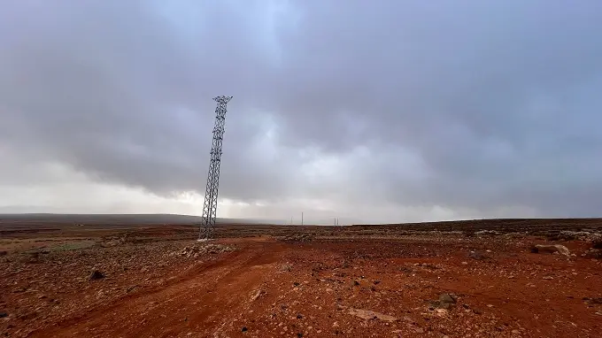 Torreta de alta tensión