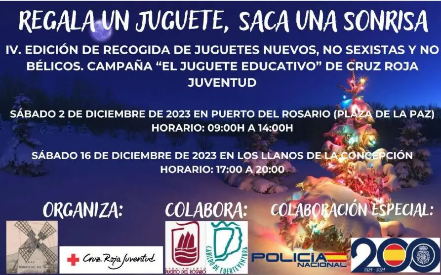 Cartel Recogida de Juguetes Morros del Sol