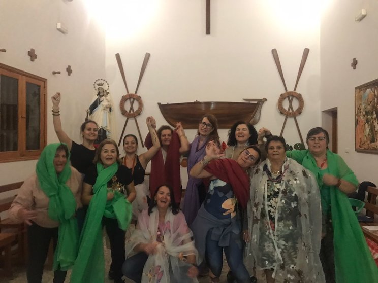 parte de mujeres participantes de los talleres mujeres en la plenitud en Las Salianas del Carmen