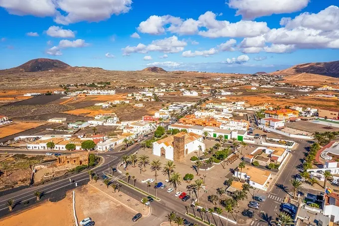 Imagen aérea de La Oliva