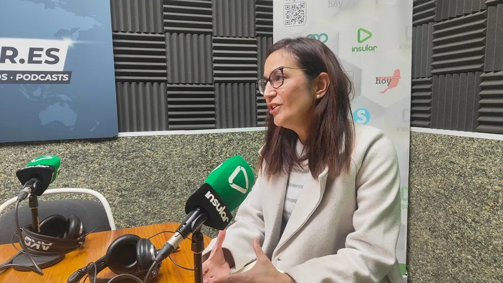 Natalia Santana en la entrevista