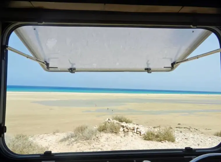 En autocaravana