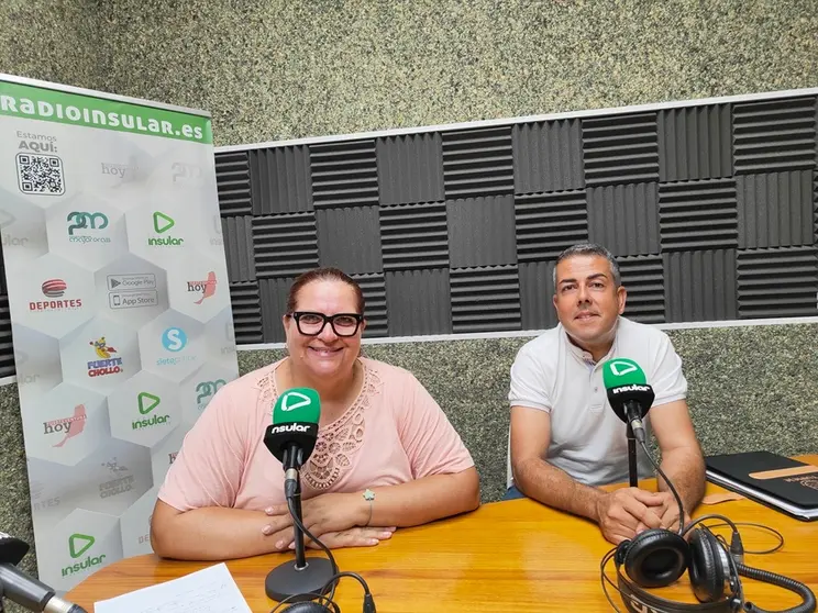Candelaria Umpierrez y Jonathan Peña