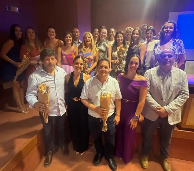 Foto de familia en el acto