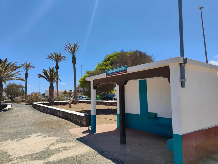 Parada de guaguas en El Matorral