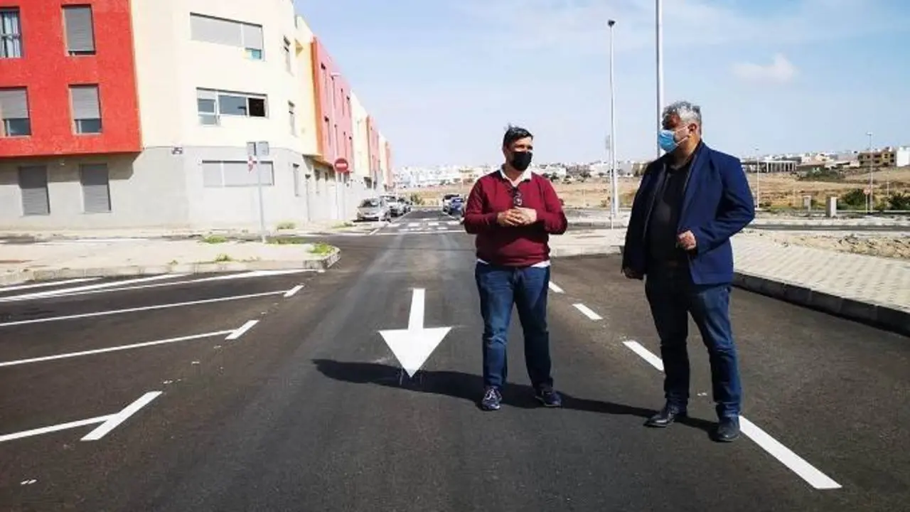 Herrera y Jim&eacute;nez (dcha) en Rosa Vila