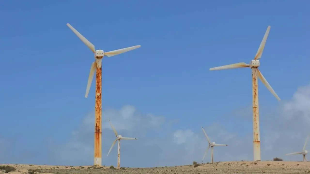 Molinos e&oacute;licos