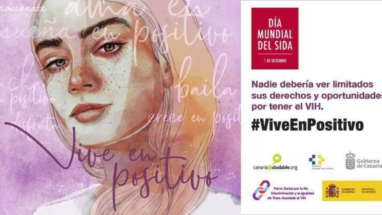 Carteler&iacute;a campa&ntilde;a Vive en positivo DM Sida
